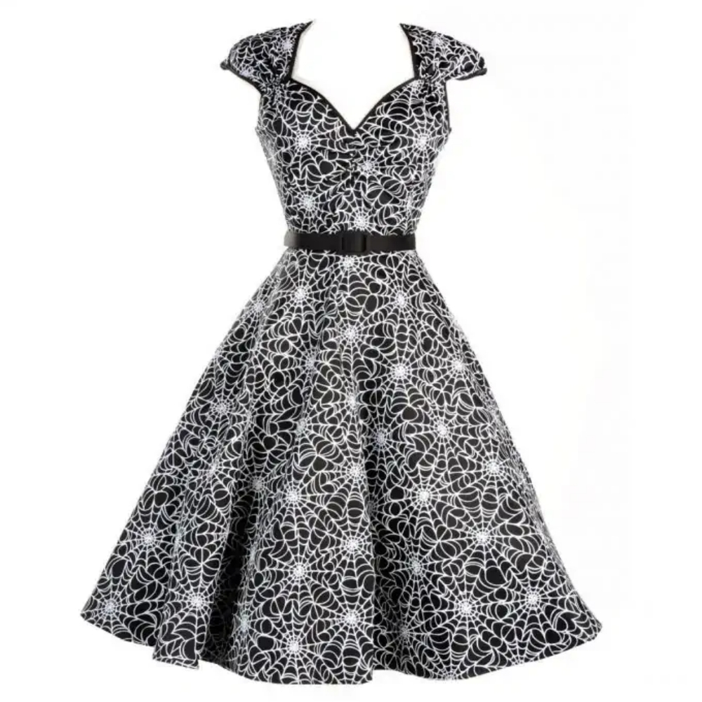 Pinup Couture 4xl Heidi Spiderweb dress